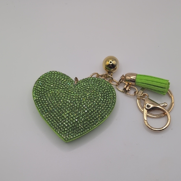 Accessories - CHOSE ONE✨ Heart Keychain with Gold Accents